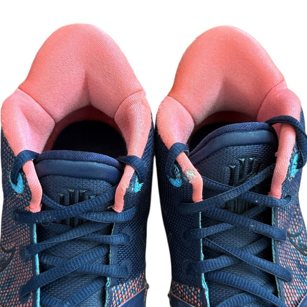 Nike Kyrie 7 Basketball Shoes Sz 8 Blue Green Zoom Air Sneakers Mens Guard Shoes - Picture 4 of 16